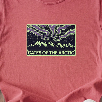 Gates of the Artic at Night Kids Cotton T-Shirt