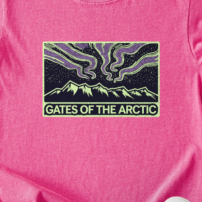 Gates of the Artic at Night Kids Cotton T-Shirt
