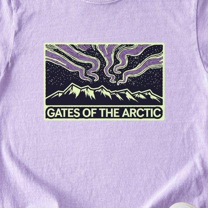 Gates of the Artic at Night Kids Cotton T-Shirt