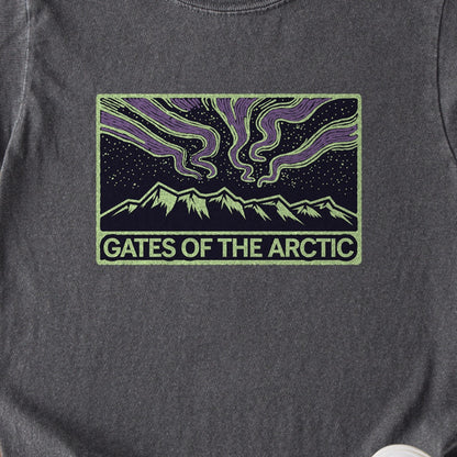 Gates of the Artic at Night Kids Cotton T-Shirt