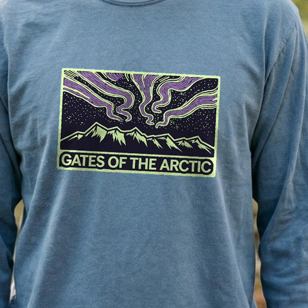 Gates of the Artic at Night Premium Long Sleeve