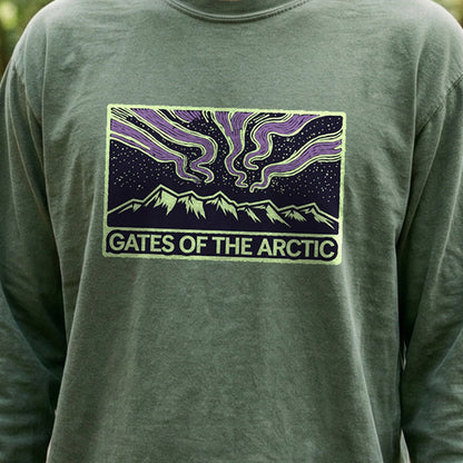 Gates of the Artic at Night Premium Long Sleeve