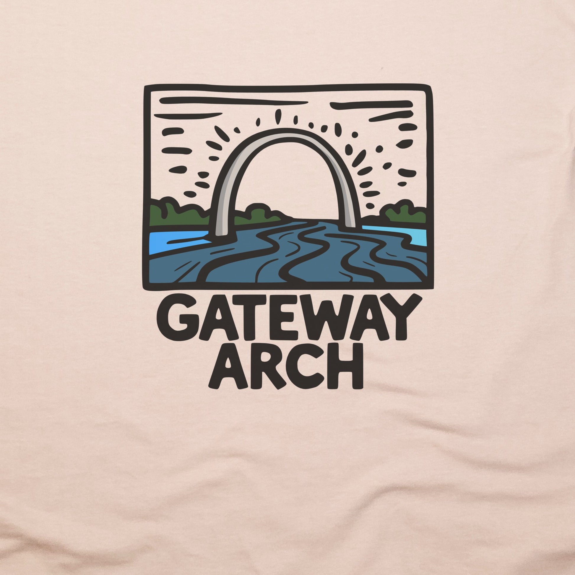 Gateway Arch National Park T-Shirt Adventure and Outdoors Themed T-Shirt