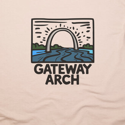 Gateway Arch National Park T-Shirt Adventure and Outdoors Themed T-Shirt