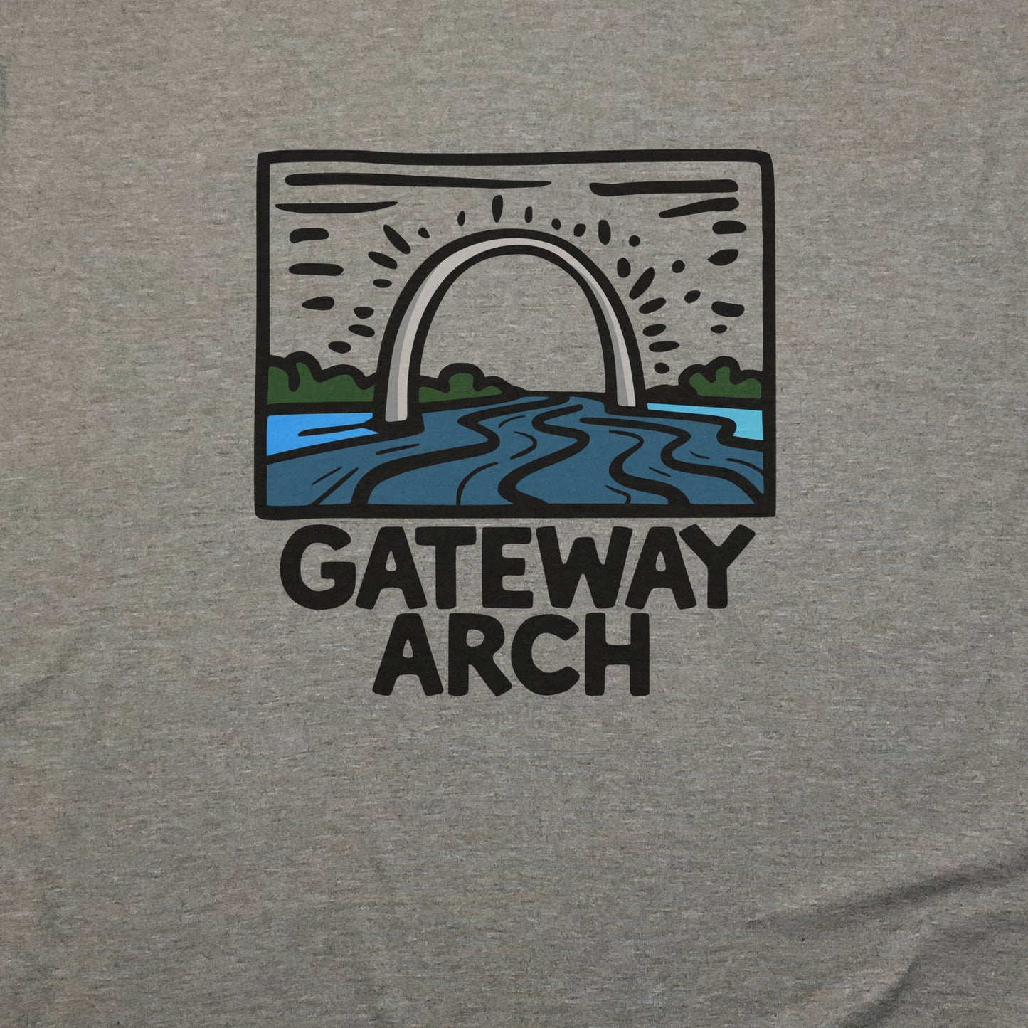 Gateway Arch National Park T-Shirt Adventure and Outdoors Themed T-Shirt