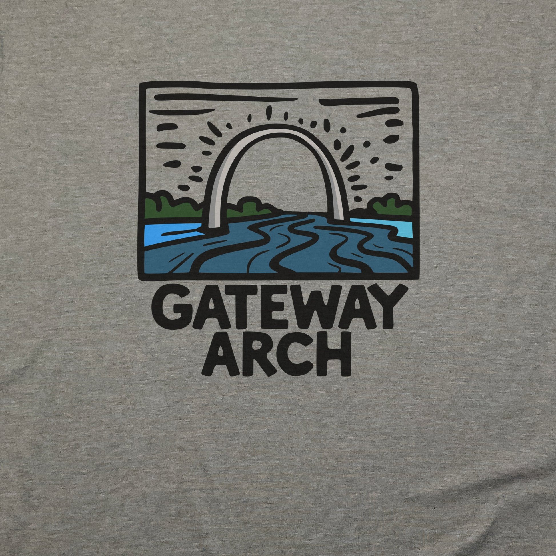 Gateway Arch National Park T-Shirt Adventure and Outdoors Themed T-Shirt