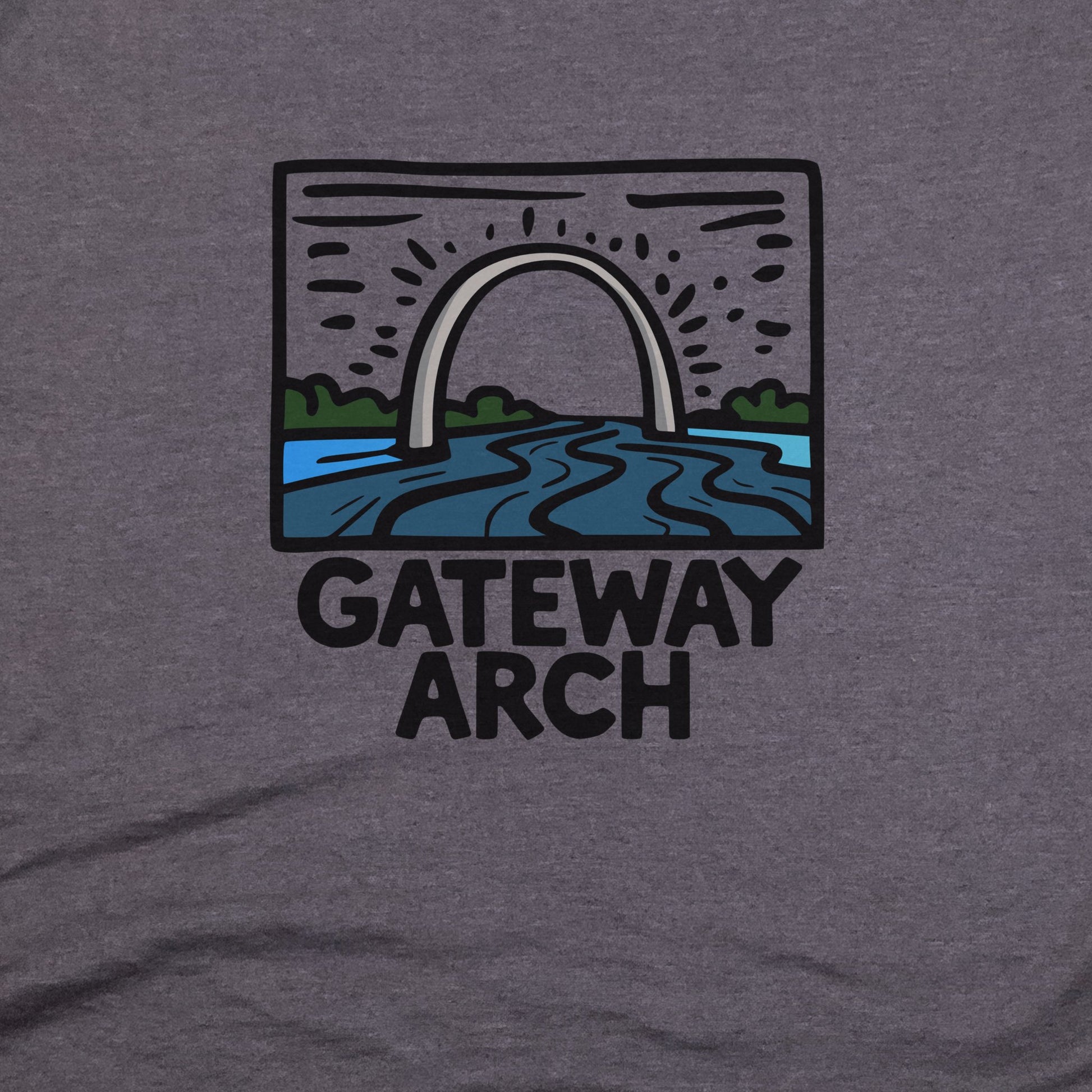 Gateway Arch National Park T-Shirt Adventure and Outdoors Themed T-Shirt