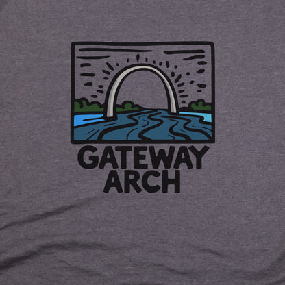 Gateway Arch National Park T-Shirt Adventure and Outdoors Themed T-Shirt