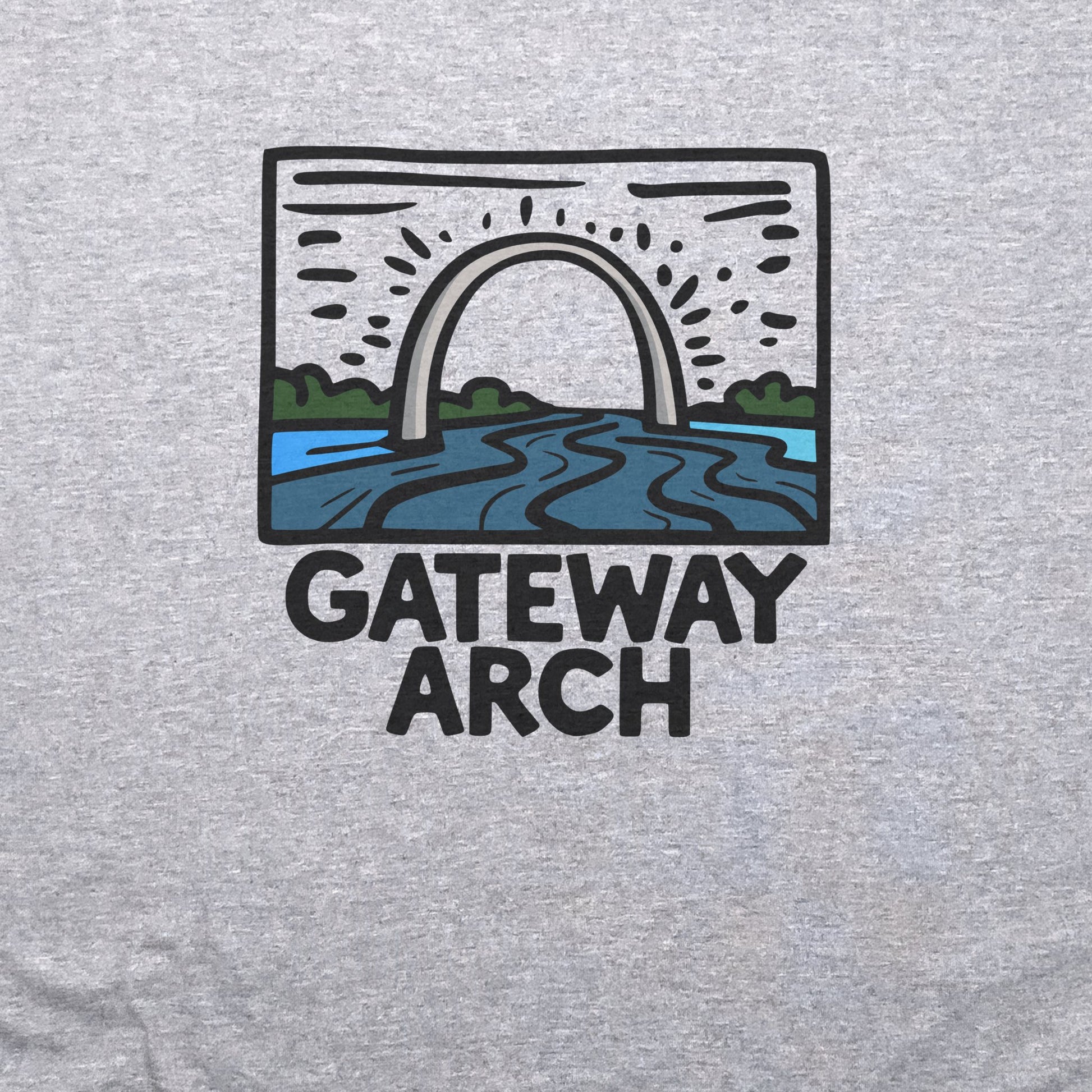 Gateway Arch National Park T-Shirt Adventure and Outdoors Themed T-Shirt