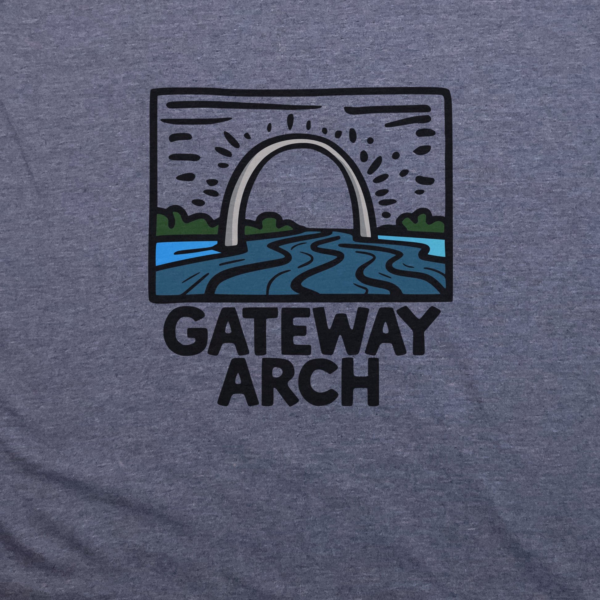 Gateway Arch National Park T-Shirt Adventure and Outdoors Themed T-Shirt