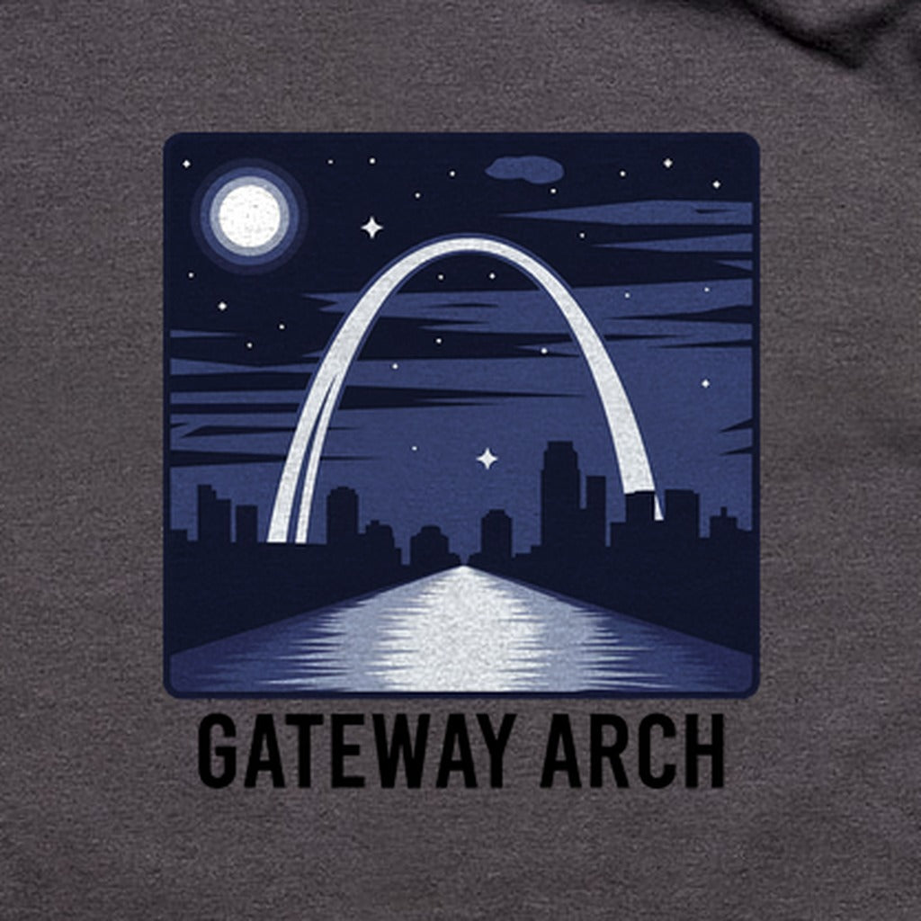 Gateway Arch at Night T-Shirt
