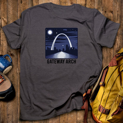 Gateway Arch at Night T-Shirt