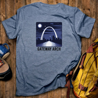 Gateway Arch at Night T-Shirt