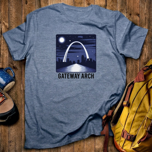 Gateway Arch at Night T-Shirt