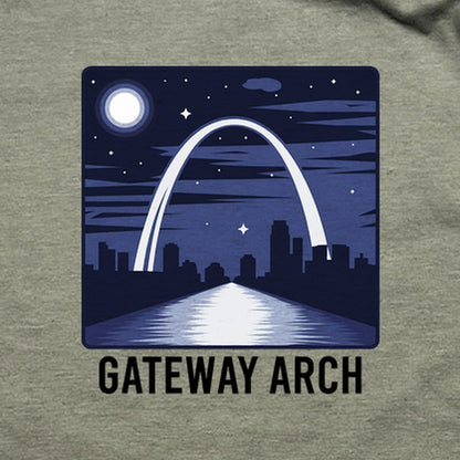 Gateway Arch at Night T-Shirt