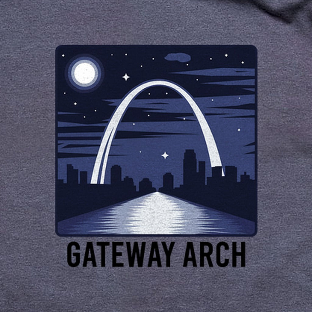 Gateway Arch at Night T-Shirt