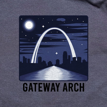 Gateway Arch at Night T-Shirt