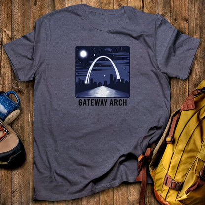 Gateway Arch at Night T-Shirt
