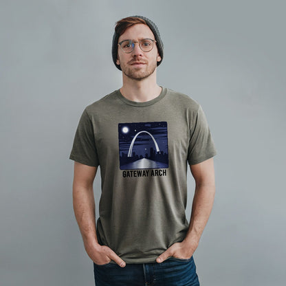 Gateway Arch at Night T-Shirt