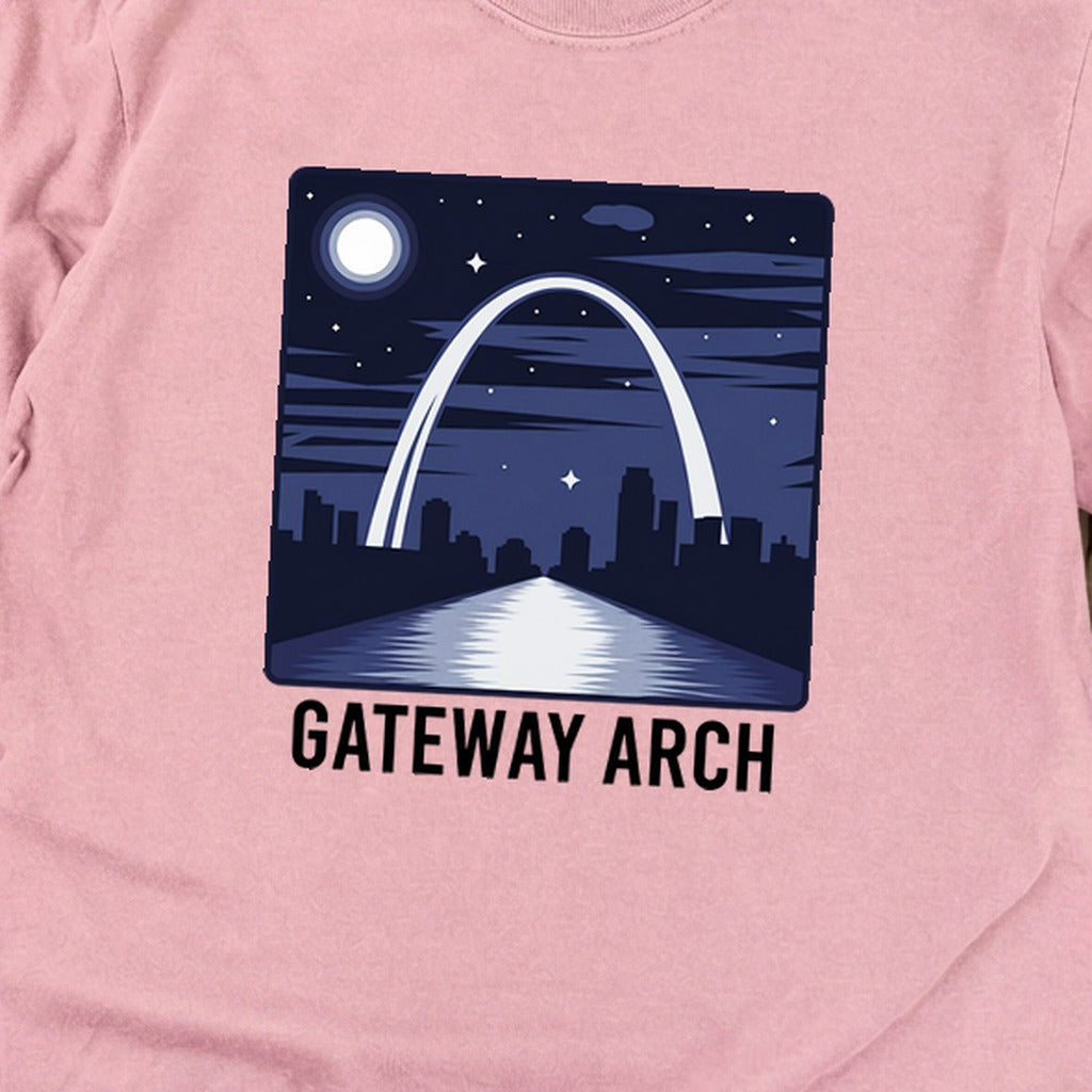 Gateway Arch at Night Premium Long Sleeve