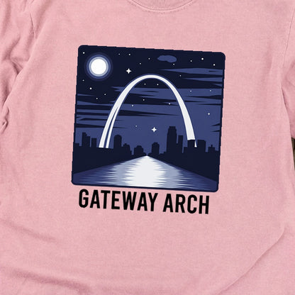 Gateway Arch at Night Premium Long Sleeve