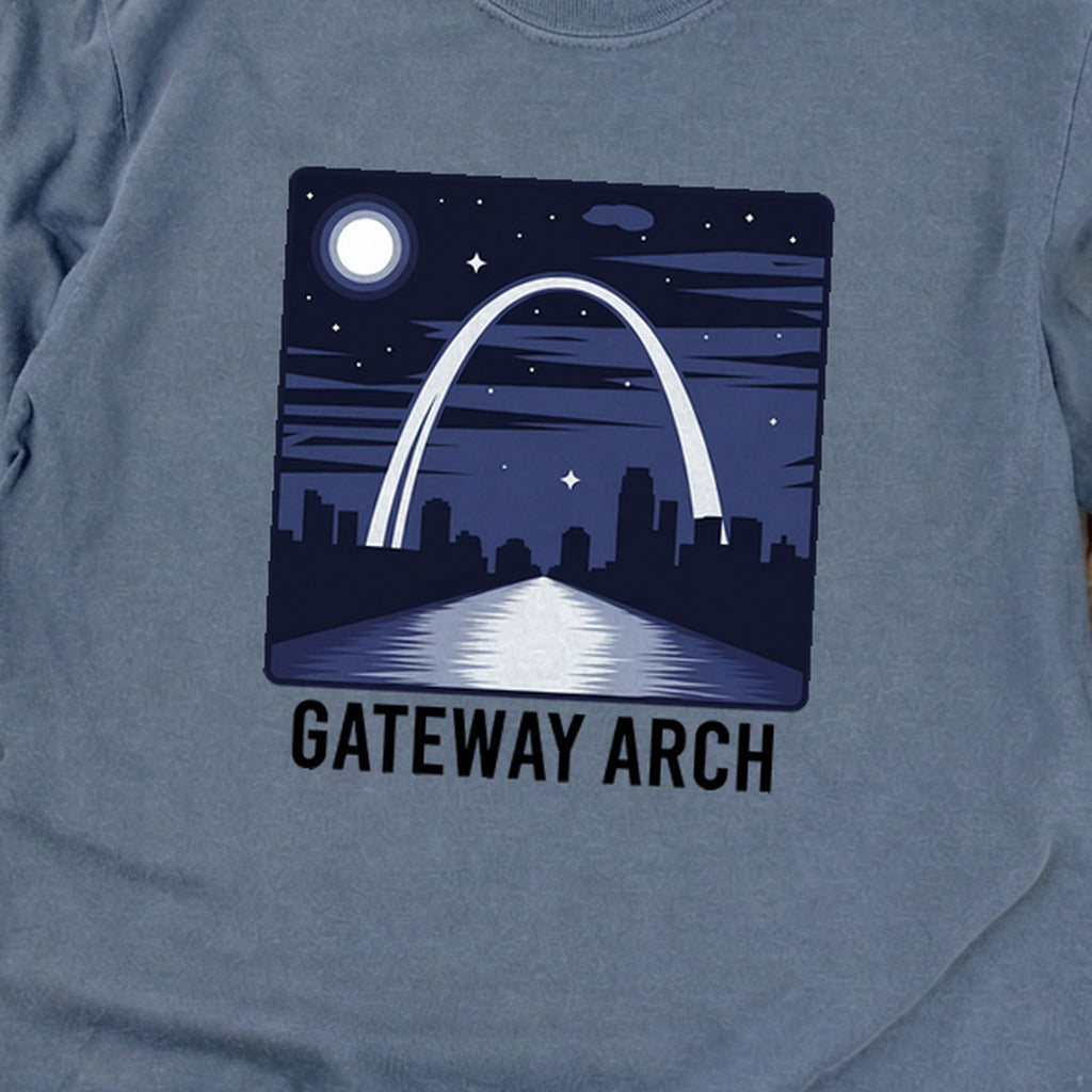 Gateway Arch at Night Premium Long Sleeve