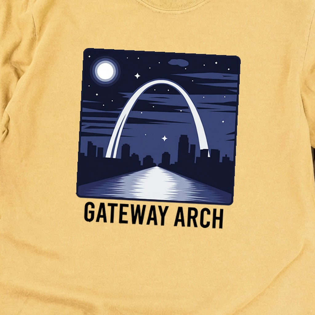 Gateway Arch at Night Premium Long Sleeve