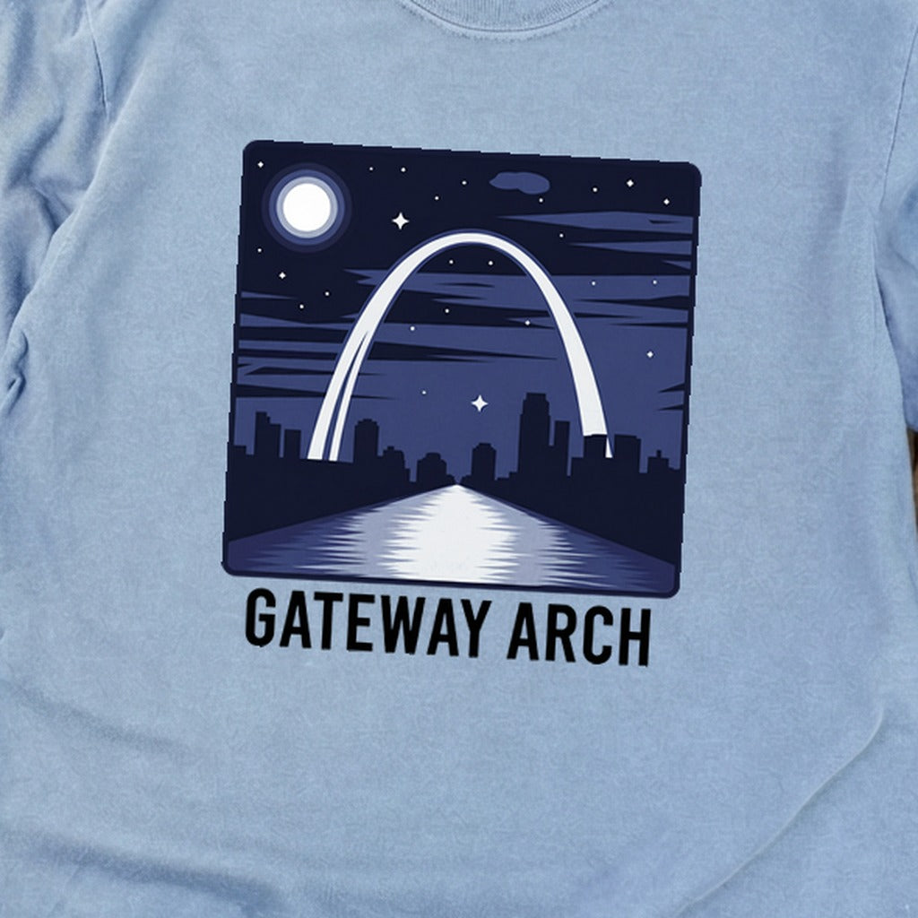 Gateway Arch at Night Premium Long Sleeve