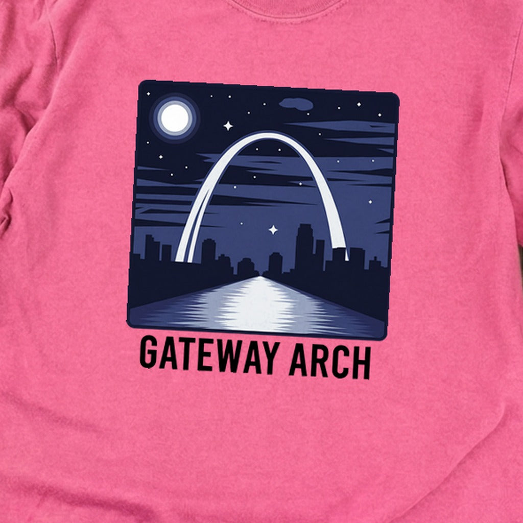 Gateway Arch at Night Premium Long Sleeve