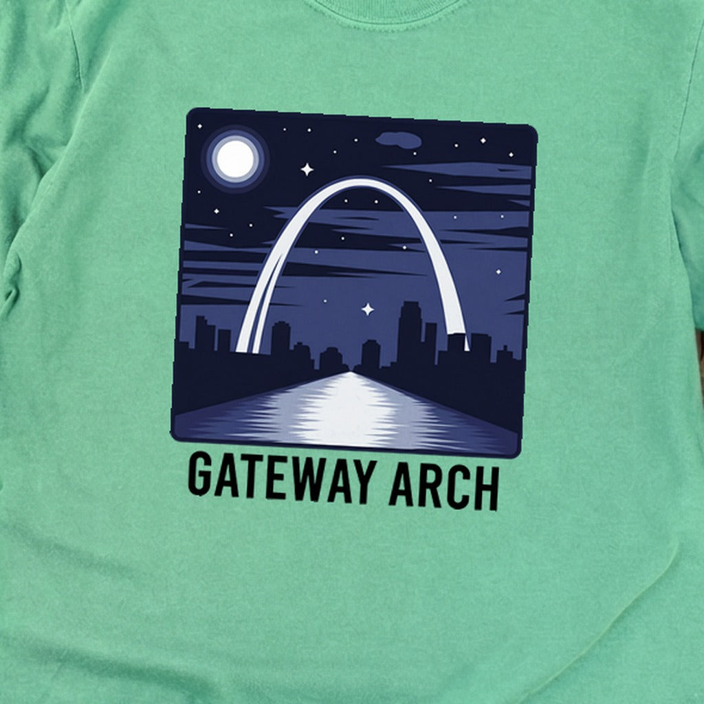Gateway Arch at Night Premium Long Sleeve