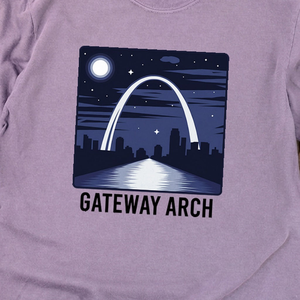 Gateway Arch at Night Premium Long Sleeve