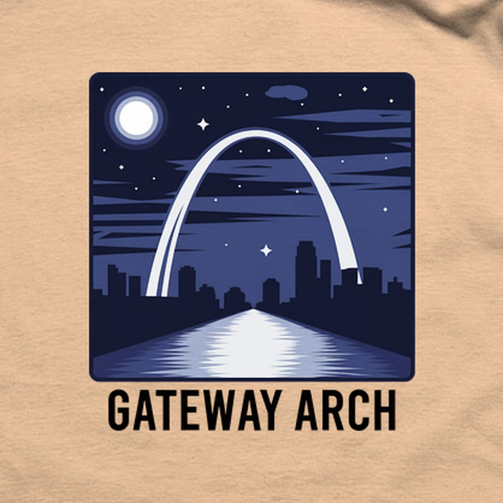 Gateway Arch at Night T-Shirt
