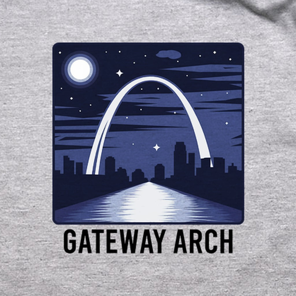 Gateway Arch at Night T-Shirt