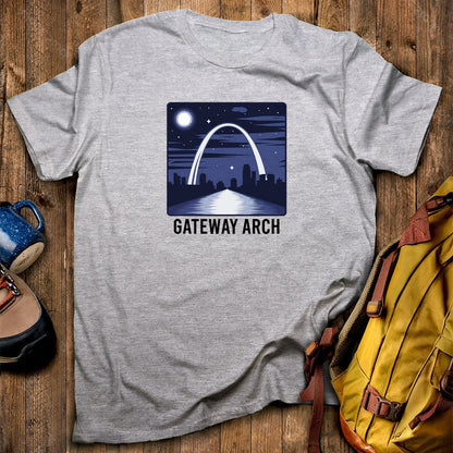 Gateway Arch at Night T-Shirt