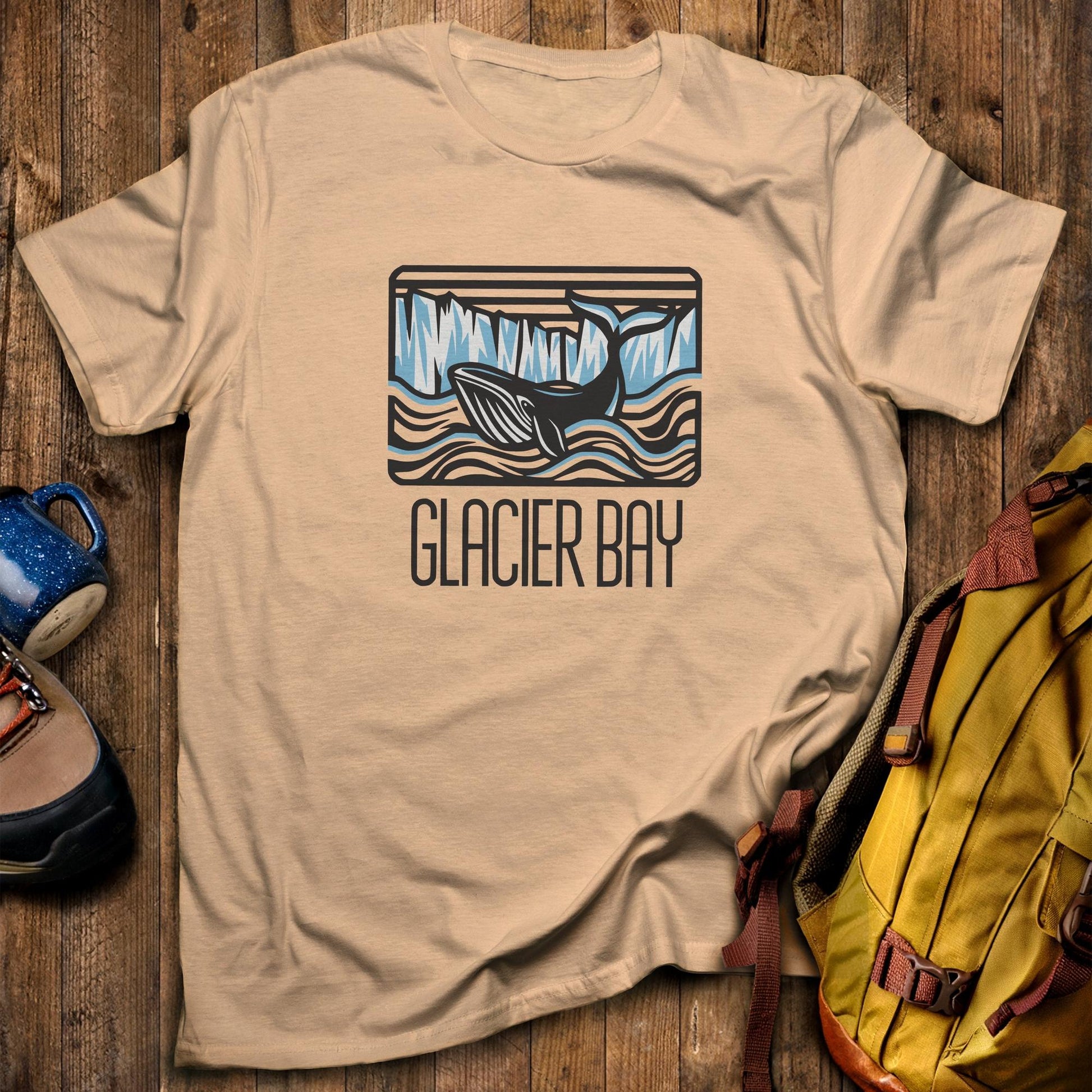 Glacier Bay National Park T-Shirt Sand Adventure and Outdoors Themed T-Shirt