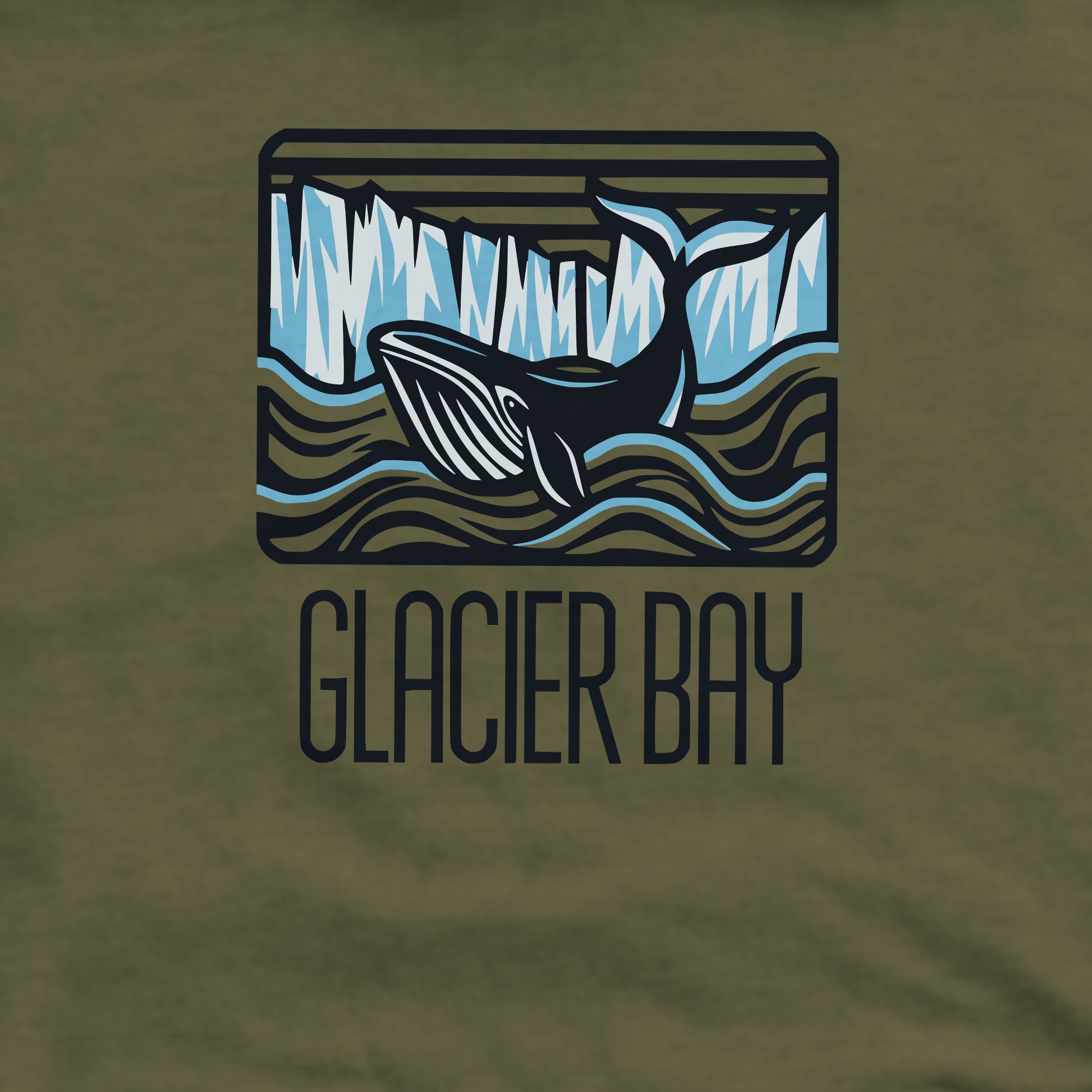 Glacier Bay National Park Crewneck Sweatshirt Adventure and Outdoors Themed Sweatshirt