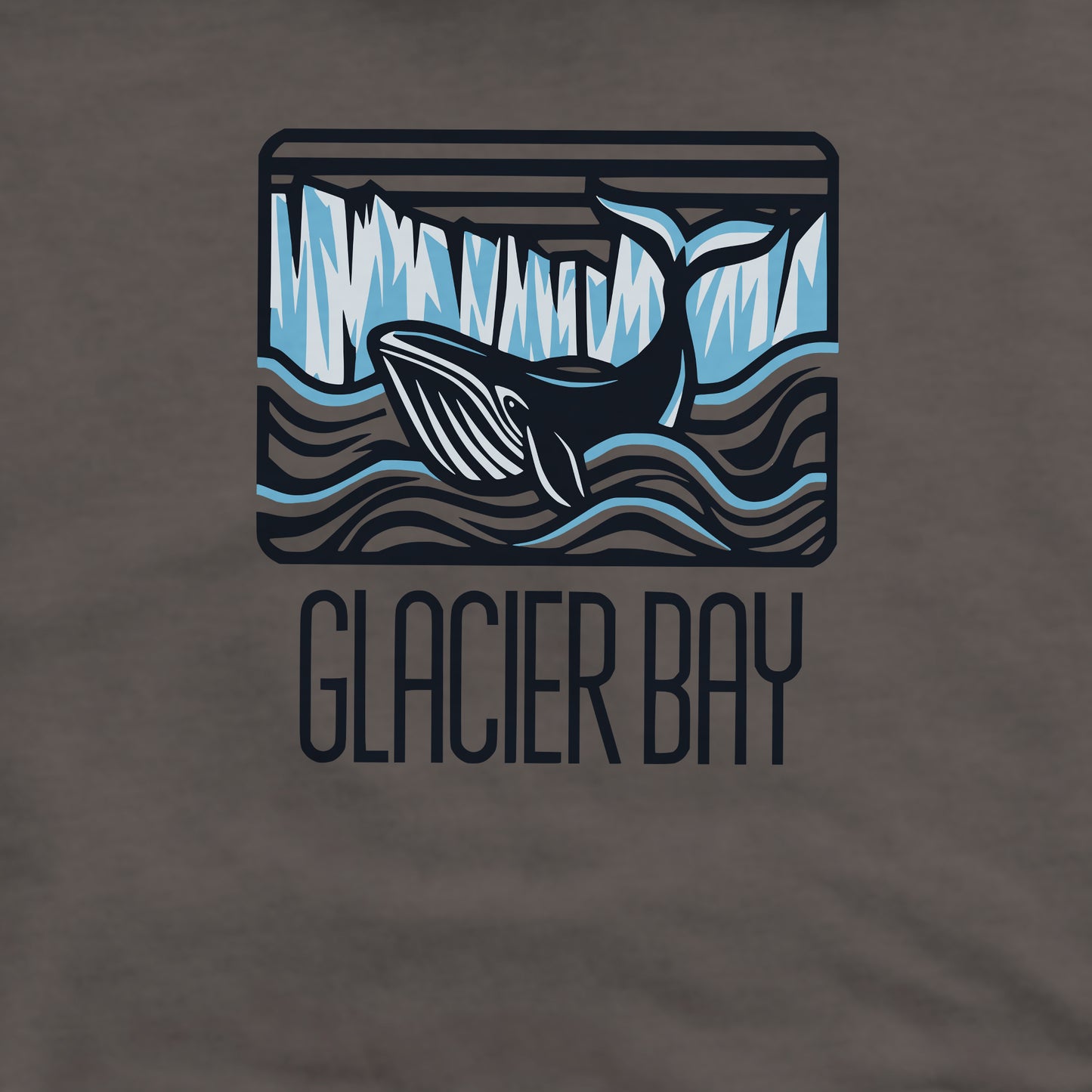 Glacier Bay National Park Crewneck Sweatshirt Adventure and Outdoors Themed Sweatshirt