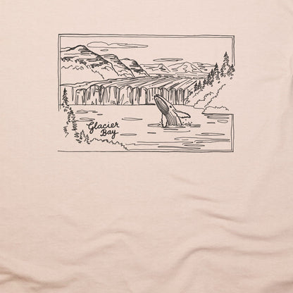 Glacier Bay Line Drawing T-Shirt
