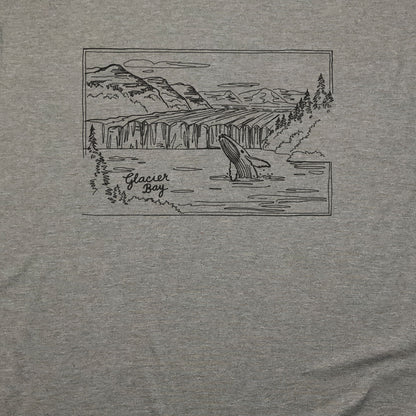 Glacier Bay Line Drawing T-Shirt