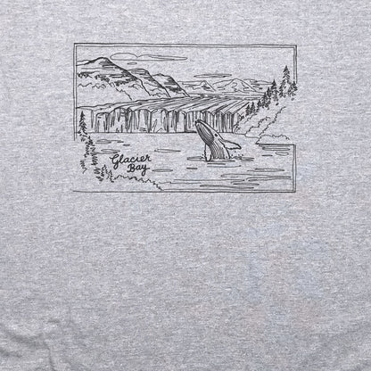 Glacier Bay Line Drawing T-Shirt