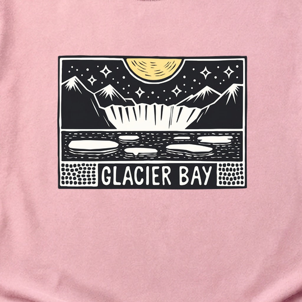 Glacier Bay at Night Cotton T-Shirt