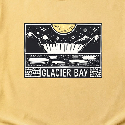 Glacier Bay at Night Cotton T-Shirt