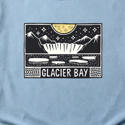 Glacier Bay at Night Cotton T-Shirt