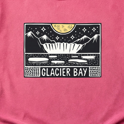 Glacier Bay at Night Cotton T-Shirt