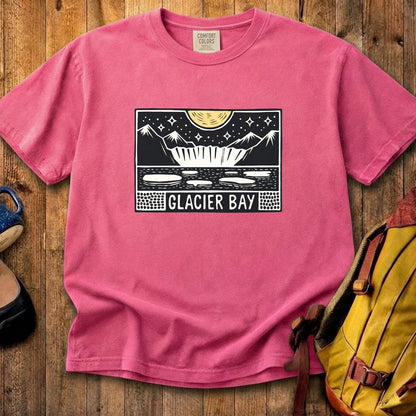Glacier Bay at Night Cotton T-Shirt