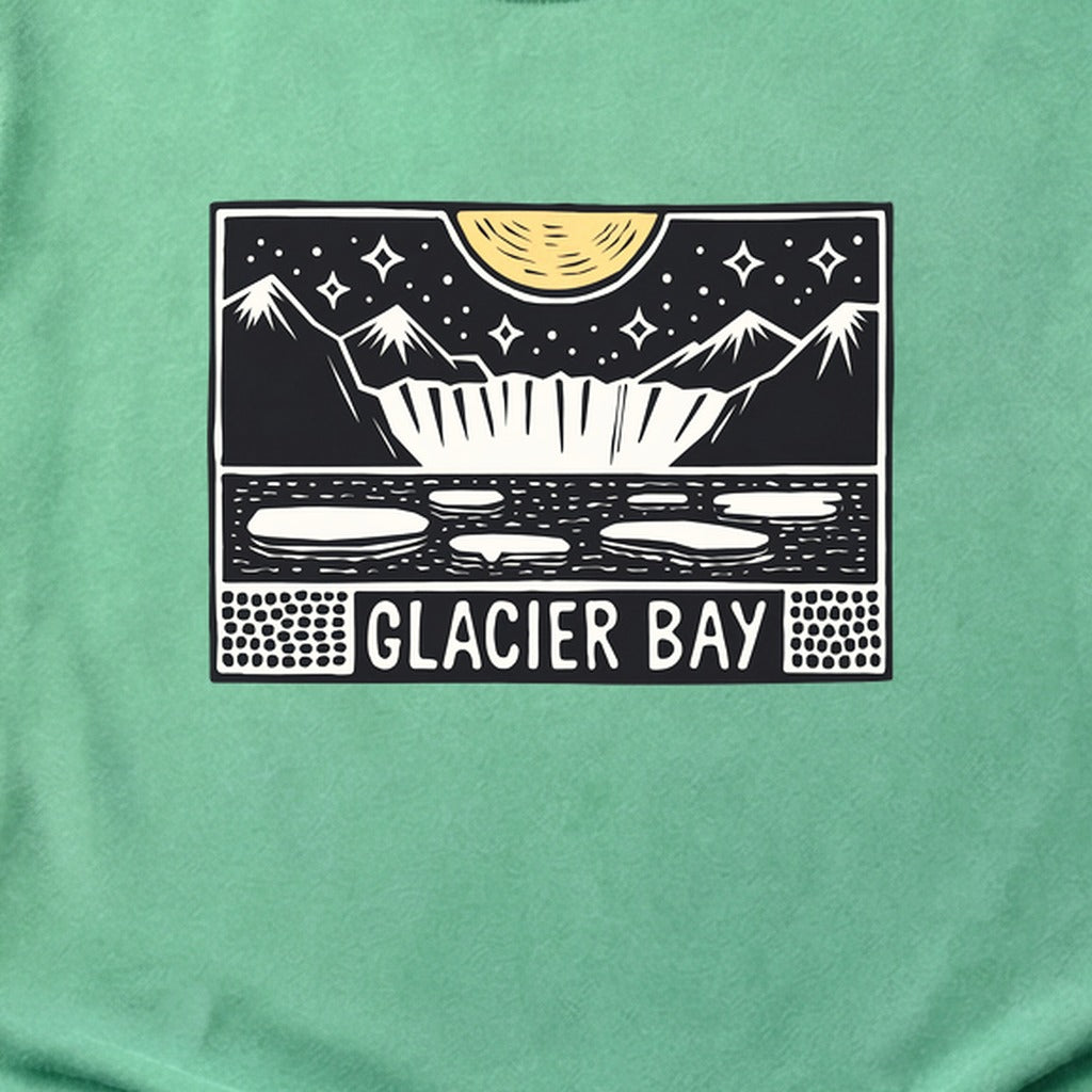 Glacier Bay at Night Cotton T-Shirt