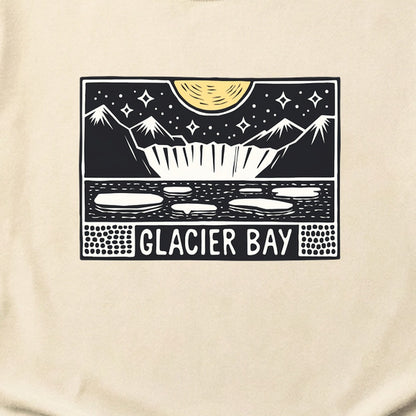 Glacier Bay at Night Cotton T-Shirt