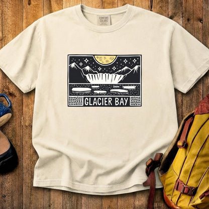 Glacier Bay at Night Cotton T-Shirt