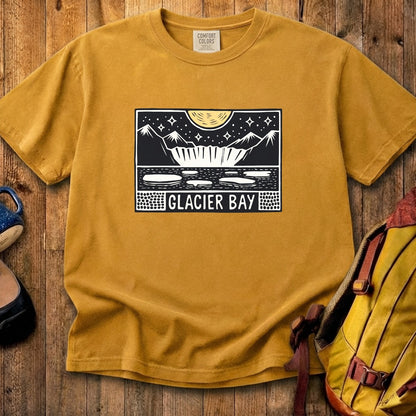 Glacier Bay at Night Cotton T-Shirt