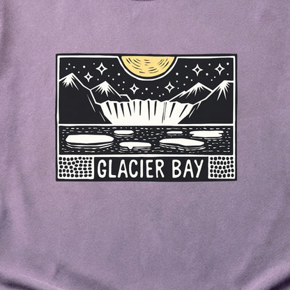 Glacier Bay at Night Cotton T-Shirt